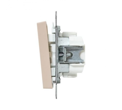 Механизм выключателя, одноклавишный, кремовый Эпика  UP1-SWI-10 EKF