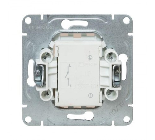 Механизм выключателя, одноклавишный, кремовый Эпика  UP1-SWI-10 EKF