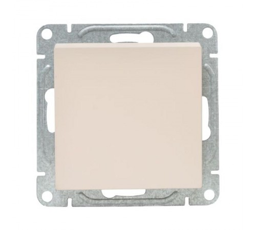 Механизм выключателя, одноклавишный, кремовый Эпика  UP1-SWI-10 EKF