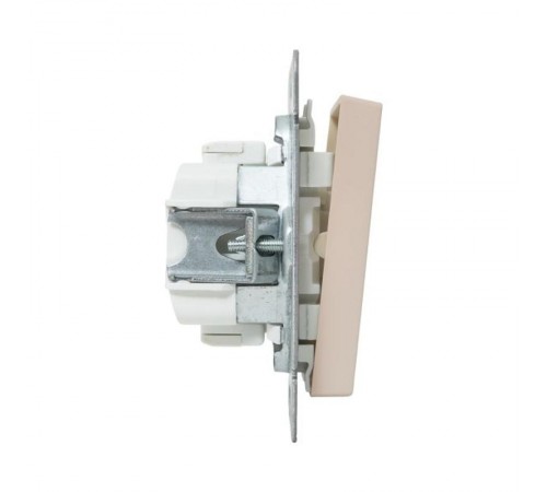 Механизм выключателя, одноклавишный, кремовый Эпика  UP1-SWI-10 EKF