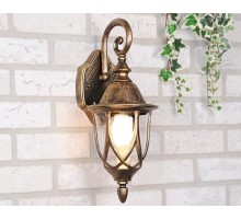 Светильник садово-парковый Orion черное золото настенный  a025001  Elektrostandard