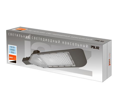 Светильник светодиодный консольный уличный ДКУ PSL 02 150Вт 5000K IP65 GR AC85-265V (3г.гар) Jazzway  5015845  Jazzway