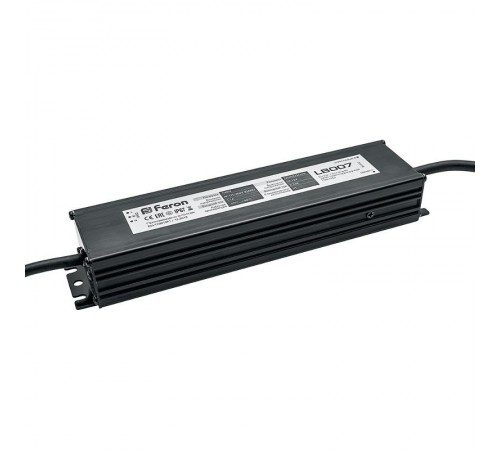 Трансформатор электронный для светодиодной ленты LB007  100W 12V 200*68*45мм IP67 (драйвер)б/л  21493  FERON