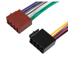 Разъем для автомагнитолы "Евро" ISO, 2 гнезда, (1шт.)  06-0127-C  REXANT