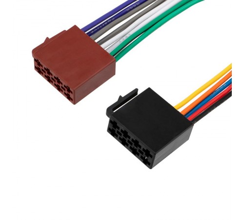 Разъем для автомагнитолы "Евро" ISO, 2 гнезда, (1шт.)  06-0127-C  REXANT