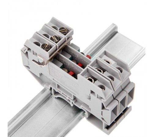 Перемычка стационарная винтовая, 4-х полюсная  BF-4-RTKS-S  DKC