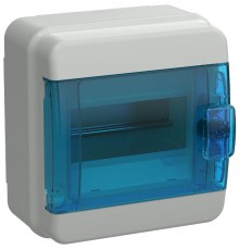 Корпус пластиковый навесной на 6 модулей КМПн-6 IP65 синий прозрачная дверь TEKFOR  TF5-KP72-N-06-65-K03-K07 TEKFOR  IEK