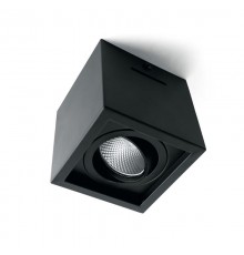 Светильник накладной светодиодный спот AL522, 7W, 630Lm, 4000K, 35 градусов, черный, поворотный  32469  FERON