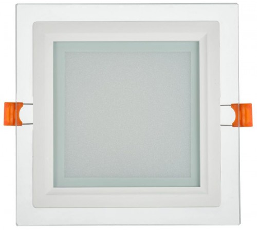 Светильник светодиодный встраиваемый ДВО 1624 со стекл. квадр. 12Вт 4000К IP20  серия LIGHTING   LDVO0-1624-12-4000-K01  IEK