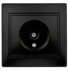 1-301-05 Intro Розетка TV одиночная, IP20, СУ, Plano, антрацит  Б0044573  Intro