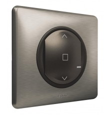 Выключатель рольставней Умный беспроводной Celiane рамка вольфрам; графит Netatmo  064897  Legrand