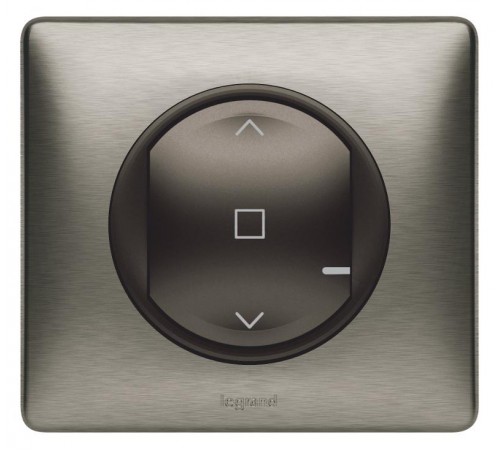 Выключатель рольставней Умный Celiane 500В.А 230В рамка вольфрам; графит Netatmo  064896  Legrand
