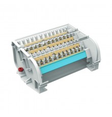 Блок распределительный на DIN рейку 4р 160А, 8х7мм  2х9мм 1х12мм  BD160134  DKC