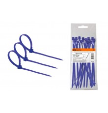 Хомуты нейлоновые 2,5х150мм (синий) (25 штук)  SQ0515-0348  TDM