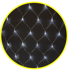Гирлянда световая  NGF-N01-240CW-12-2x1.5m-230-TR-IP44  61855  Navigator