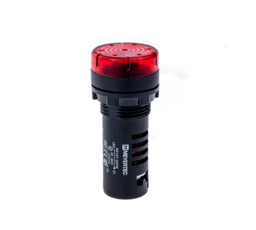 Звонок с подсветкой, 80дБ, красный 220V AC MT22-SM220  53447  ОВЕН