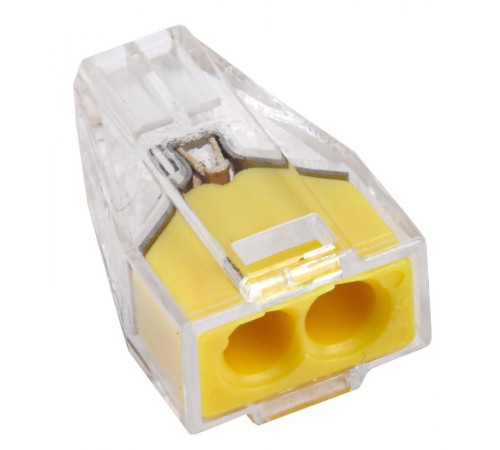 Строительно-монтажная клемма СМК 773-322 желтая    UKZ-001-322  IEK