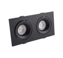 Светильник светодиодный встраиваемый DK2122-BK , IP20, 50Вт, GU10, черный, алюминий  DK2122-BK  DENKIRS