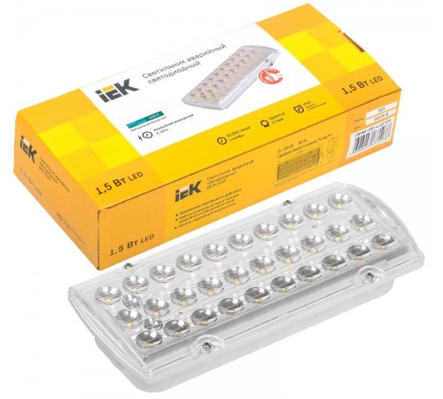 Светильник аварийного освещения светодиодный ДПА 2105 пост. 4ч IP65  LDPA0-2101-4-65-K01  IEK