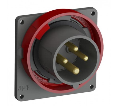 Вилка с прямым фланцем Easy&Safe 316EBU6W,16A,3P+E,IP67,6ч2CMA101264R1000 ABB