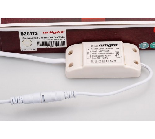 Светильник DL-192M-18W Day White   020115   Arlight