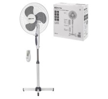 Вентилятор напольный ВП-03 "Тайфун" H1,25 м, D40 см, 40 Вт, 230 В, пульт ДУ, таймер, серый,  SQ2701-0006  TDM