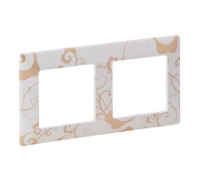 Valena LIFE Ампир белый Рамка 2-ая  754102  Legrand