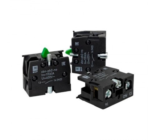 Дополнительный контакт XB-2 NO зеленый EKF PROxima  pbn-xb-2-no  EKF