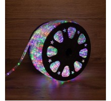 Дюралайт LED, свечение с динамикой (3W) - мульти (RYGB), 24 LED/м, бухта 100м  121-329-4  NEON-NIGHT