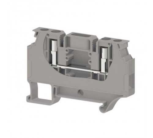 Клеммник измерительный с 2-мя тест.разъемами, 6мм.кв., (серый) WGO D6/NM0.0.0.3.09619  309619  Klemsan