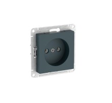 AtlasDesign Изумруд Розетка без заземления без шторок, 16А, механизм, быстрозажимные клеммы  ATN000841S  SE