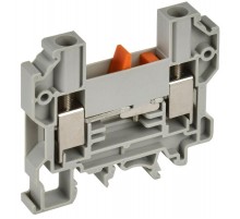 Колодка клеммная CTS-DT измерит. ун. монтаж 10мм2 серая  YCT15-05-K03-010  IEK