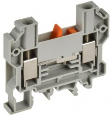 Колодка клеммная CTS-DT измерит. ун. монтаж 10мм2 серая  YCT15-05-K03-010  IEK