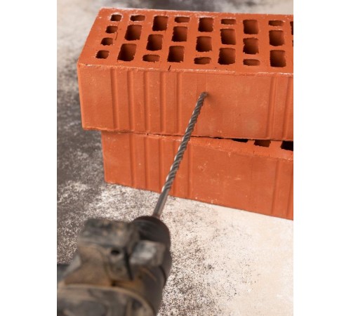 Бур по бетону SDS-plus 6х210 мм (2 резца)(4S спираль) EKF Master  db-6-210-2x4  EKF