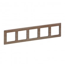 Valena LIFE Светлое дерево Рамка 5-ая  754185  Legrand