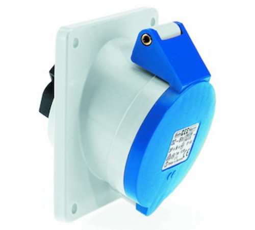 Розетка встраиваемая наклонная 16А,3р(2P+E) 230в 6h IP44 1217 I 1217-Bals I Bals