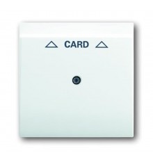 Плата центральная (накладка) для механизма карточного выключателя 2025 U, серия impuls, цвет альпийский белый  1753-0-6703   2CKA001753A6703  ABB