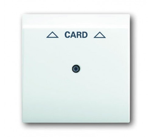 Плата центральная (накладка) для механизма карточного выключателя 2025 U, серия impuls, цвет альпийский белый  1753-0-6703   2CKA001753A6703  ABB