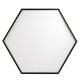 Светильник светодиодный Geometria Hexagon SPO-122-B-40K-066 66Вт 4000К 4800Лм IP40 800*800*80 черный подвесной  Б0050553  ЭРА