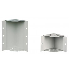 Комплект уголков WZ-1982-08-02-011 для цоколя, высотой 100 мм, без ножек, цвет серый (RAL 7035) (4шт.)  231008  Zpas