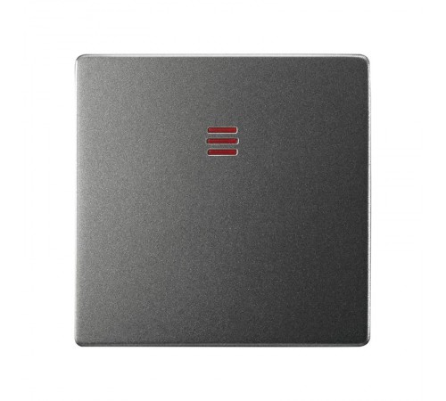 Клавиша для выключателя S75 с подсветкой цвета матовый титан S82 Concept  8200111-096  Simon