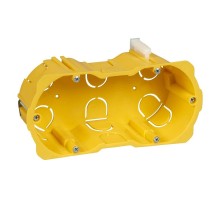 Коробка установочная 74х151х51 двухместная (для полых стен)  KM-251  SE