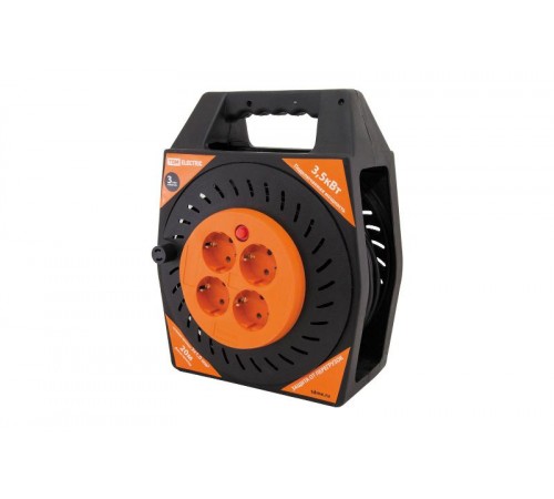 Удлинитель силовой в корпусе УК10-004  (4 места/20м ПВС 2х1,0)  SQ1301-0553  TDM