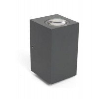 Светильник уличный светодиодный, 2*5W, 800Lm, 4000K, серый DH055  48488  FERON