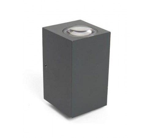 Светильник уличный светодиодный, 2*5W, 800Lm, 4000K, серый DH055  48488  FERON