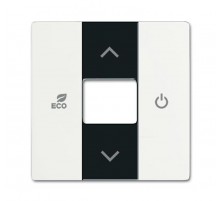 Накладка терморегулятора free@home, future, цвет белый бархат  6220-0-0614   2CKA006220A0614  ABB