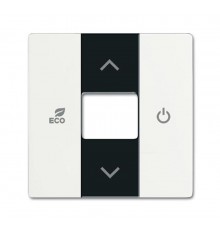 Накладка терморегулятора free@home, future, цвет белый бархат  6220-0-0614   2CKA006220A0614  ABB