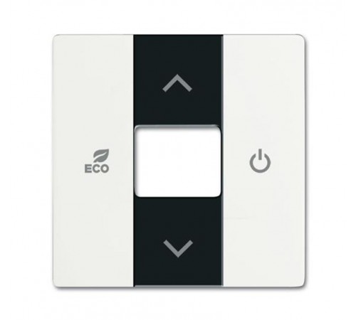 Накладка терморегулятора free@home, future, цвет белый бархат  6220-0-0614   2CKA006220A0614  ABB