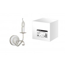 Бра НББ-11-02-1х40 "Аура" белый с золотом 1х40Вт E14  SQ0370-0007  TDM