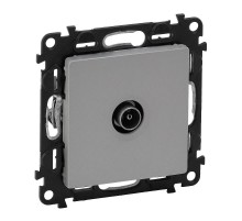 Valena LIFE DIY Алюминий Розетка TV проходная 1,5дБ/14дБ 0-2400 МГц.  753661  Legrand